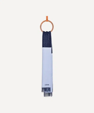 Loewe Women's Skinny Anagram Wool-blend Scarf