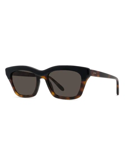 Loewe Women's Slim 53mm Geometric Sunglasses In Brown