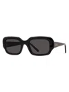 Loewe Women's Slim 54mm Rectangular Sunglasses In Black