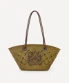 Loewe Small Anagram Basket Iraca Shoulder Bag
