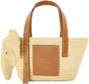 Loewe Women's Small Elephant Basket Bag In Nattan