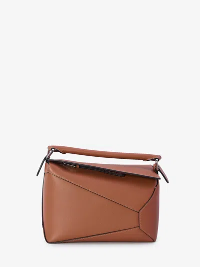 Loewe Brown Puzzle Small Crossbody Bag
