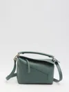 Loewe Small Puzzle Bag Tote Bag In Green