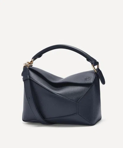LOEWE LOEWE WOMEN'S SMALL PUZZLE EDGE LEATHER SHOULDER BAG