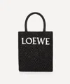 Loewe Standard A5 Tote Bag In Raffia
