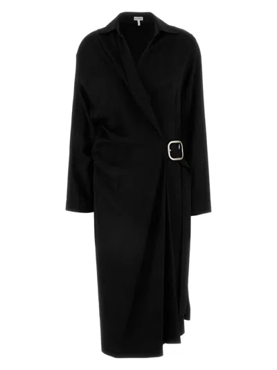 LOEWE WOMEN'S STRETCH CADY DRESS