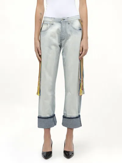 Loewe Women's Stripe Bands Jeans