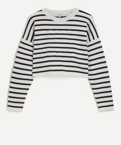 Loewe Women's Striped Anagram Wool Jumper