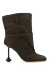 Loewe Suede Ankle Boots With 9 Cm Heel Height For Women