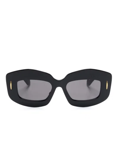 Loewe Black Screen Geometric-frame Sunglasses