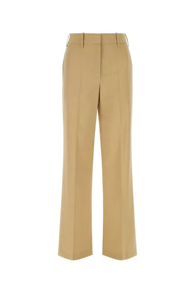 Loewe Women Tailored Trousers In Neutral