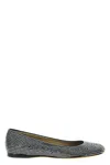 Loewe Toy Crystal-embellished Suede Ballet Flats In Black