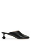 Loewe Women Toy Leather Mules In Black