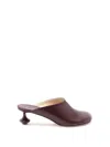 Loewe `toy` Mules In Burgundy