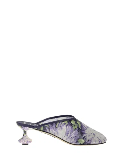 LOEWE LOEWE WOMEN TOY SABOTS WITH SEQUINS