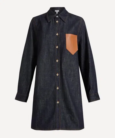 Loewe Women's Trapeze Denim Overshirt