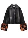 Loewe Women Turn-up Jacket In Black