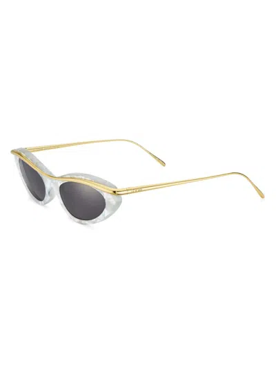 Loewe Women's Whirl 51mm Cat-eye Sunglasses In Transparent