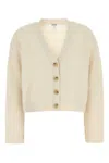Loewe Women White Alpaca Blend Cardigan
