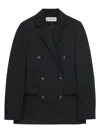 Loewe Blend Wool Jacket Women In Black