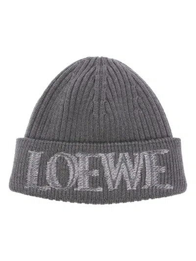 Loewe Women Wool Beanie In Multi