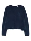 Loewe Women Wool Blend Cardigan In Blue