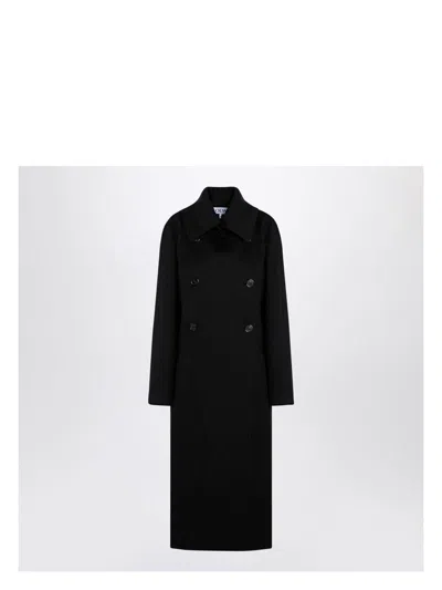 LOEWE WOMEN'S WOOL DOUBLE-BREASTED COAT