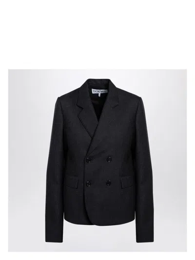 Loewe Women's Wool Double-breasted Jacket