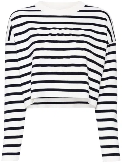 Loewe Women Wool Striped Sweater In Multi