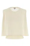 Loewe Wool Sweater Sweaters And Cardigans White In Neutral