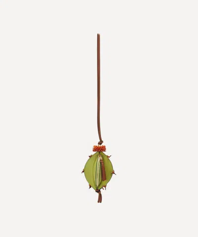 Loewe X Paula's Ibiza Cactus Mini Pouch In Meadow Green
