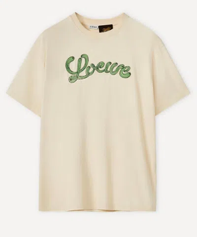 Loewe X Paula's Ibiza Cactus T-shirt In Ecru