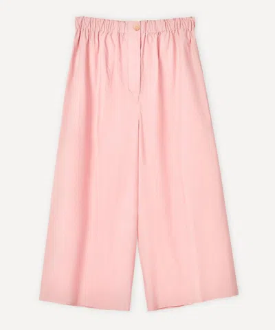 Loewe X Paula's Ibiza Cropped Trousers In Dahlia