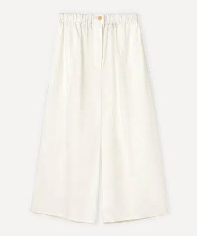 Loewe X Paula's Ibiza Cropped Trousers In White