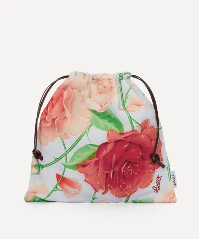Loewe Women's X Paula's Ibiza Roses Drawstring Pouch
