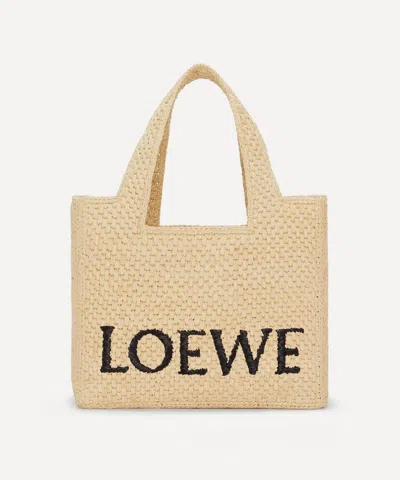 LOEWE LOEWE WOMEN'S X PAULA'S IBIZA SMALL FONT TOTE