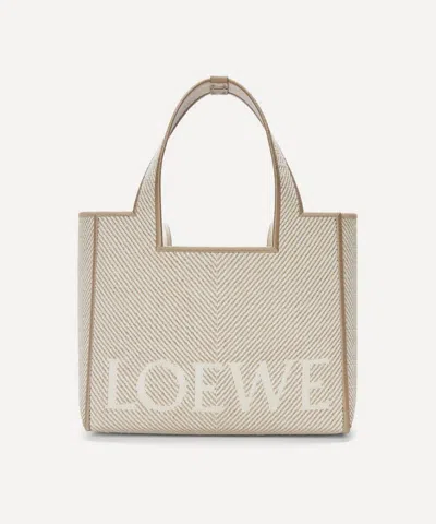 Loewe Women's X Paula's Ibiza Small Jacquard Canvas Font Tote