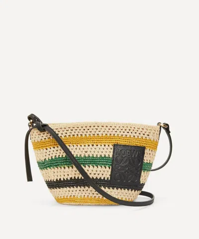 Loewe Women's X Paula's Ibiza Striped Pochette Bag