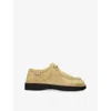Loewe Faro Suede Lace-up Derby Shoes In Multi