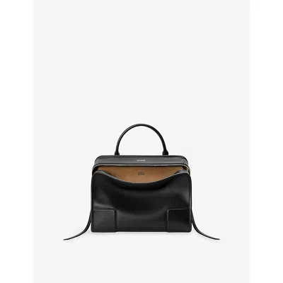 Loewe Womens  Amazona 180 Large Leather Bag In Black