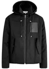 Loewe Womens Black Anagram Padded Hooded Nylon Jacket It52/s