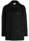 Loewe Double-breasted Shawl-collar Wool Peacoat