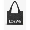 Loewe Women's Medium Font Tote Bag In Black