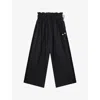 Loewe Womens Black  X Paula's Ibiza Relaxed-fit Lyocell Trousers Xs