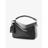 Loewe Womens Puzzle Small Leather Top-handle Bag Black In Black
