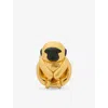 Loewe Womens Black/gold  X Paula's Ibiza Monkey Dice Enamelled Brass Charm In Black/gold