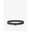 Loewe Rounded Soft Belt In Classic Calfskin In Black