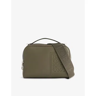 Loewe Womens Khaki Green Camera Mini Leather Cross Body Bag