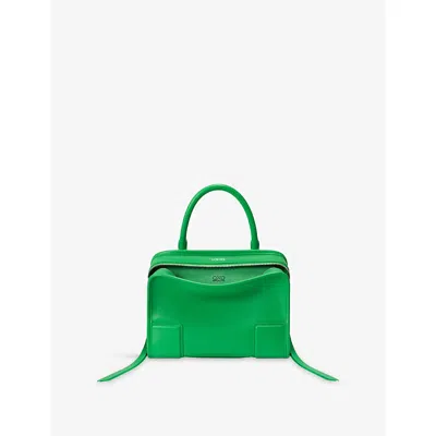 Loewe Womens Clover Green Amazona 180 Small Leather Top-handle Bag