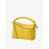 Loewe Womens Dandelion Puzzle Edge Mini Leather Cross-body Bag